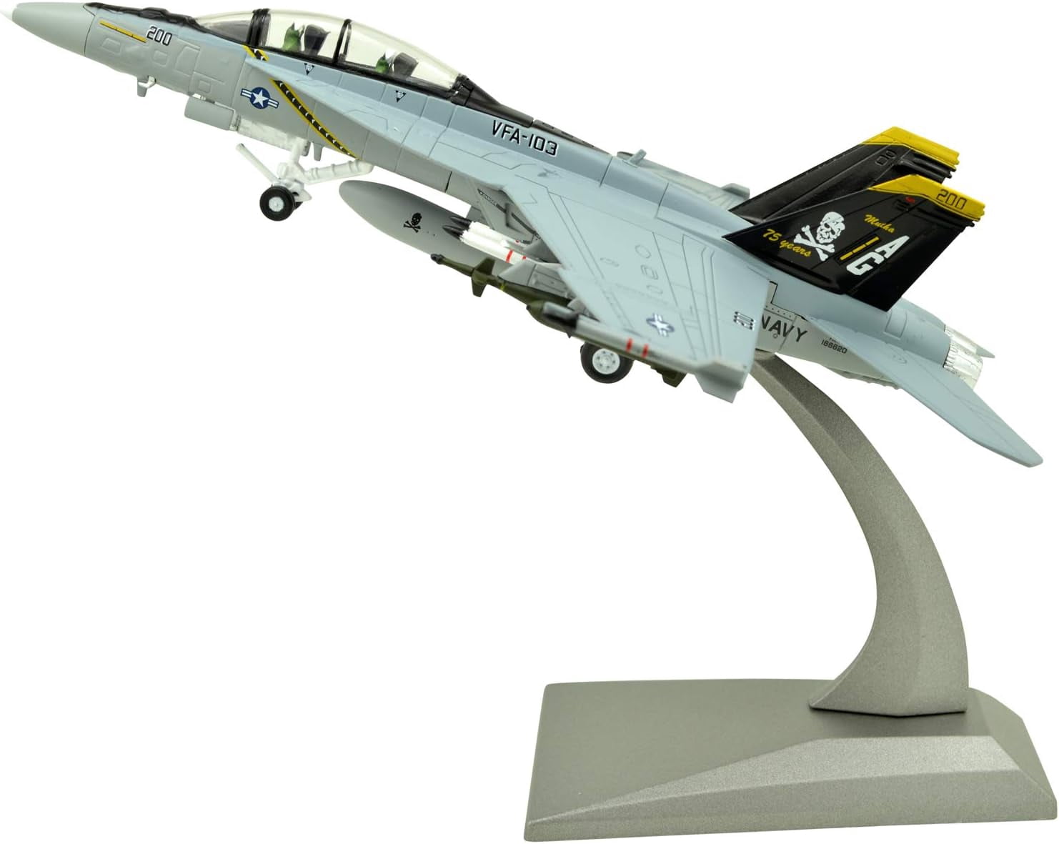 TANG DYNASTY 1:100 A-10 Thunderbolt II Metal Model Plane - Weathering Coating, Diecast