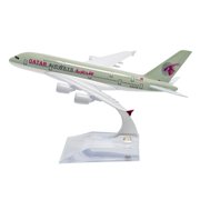 TANG DYNASTY 1:400 16cm Air Bus A380 Qatar Airways Plane Metal Airplane Model Plane Toy Plane Model