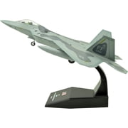 TANG DYNASTYTM 1100 F-22 Raptor Fighter Attack Metal Plane Model, US Air Force 2005, Military Airplane Model,Diecast Plane,for Collecting and Gift