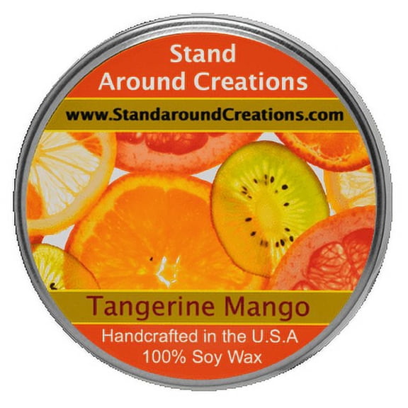 TANGERINE / MANGO TUREEN 8-OZ. ALL NATURAL SOY CANDLE