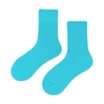 thumbnail image 1 of TANGNADE Ankle Socks for Women Solid Color Medium Tube Light And Thin Spring Summer Candy Colored Multi Four Season Soft Socks Light Blue, 1 of 1