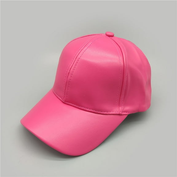 TANGNADE Baseball Hats for Women Male Female Cap Adjustable Soild Men Unisex Hat Summer Hats Hot Pink