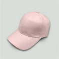 thumbnail image 1 of TANGNADE Baseball Hats for Women Male Female Cap Adjustable Soild Men Unisex Hat Summer Hats Pink, 1 of 4