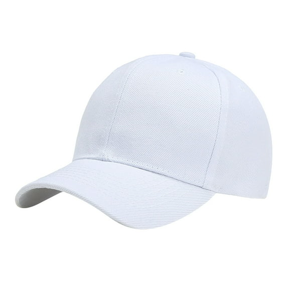 TANGNADE Baseball Hats for Women Men Embroidered Caps Sun Running Workout And Outdoor Activities Summer Hats White