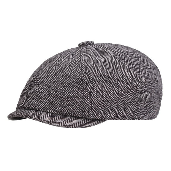 TANGNADE Beret Hats for Women Black Grey Herringbone Newsboy Baker Boy Tweed Flat Cap Mens Gatsby Hat Summer Hats Navy
