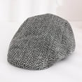 thumbnail image 1 of TANGNADE Beret Hats for Women Children Fashionable And Comfortable New Vintage Style Trend Cap Role Playing Summer Hats Grey, 1 of 4