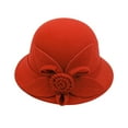 thumbnail image 1 of TANGNADE Bucket Hats for Woman Women'S Autumn And Winter Flowers Round Top Casual Fisherman'S Basin Cap Small Bowler Hat Summer Hats Red, 1 of 3