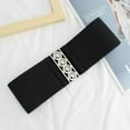 thumbnail image 1 of TANGNADE Corset Belt For Women Elastic Waistband With Wide Waist Closure And Embellishment Belt Black, 1 of 7