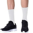 thumbnail image 1 of TANGNADE Crew Socks for Men Men's Medium Tube Solid Color Basketball Sport Autumn And Winter Long Socks Silver, 1 of 4