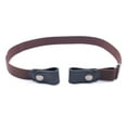 thumbnail image 1 of TANGNADE Elastic Belts For Women Buckle-free Adult Invisible Belt Jeans No Bulge Hassle Belt Brown, 1 of 2