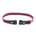 thumbnail image 1 of TANGNADE Elastic Belts For Women Buckle-free Adult Invisible Belt Jeans No Bulge Hassle Belt Red, 1 of 3