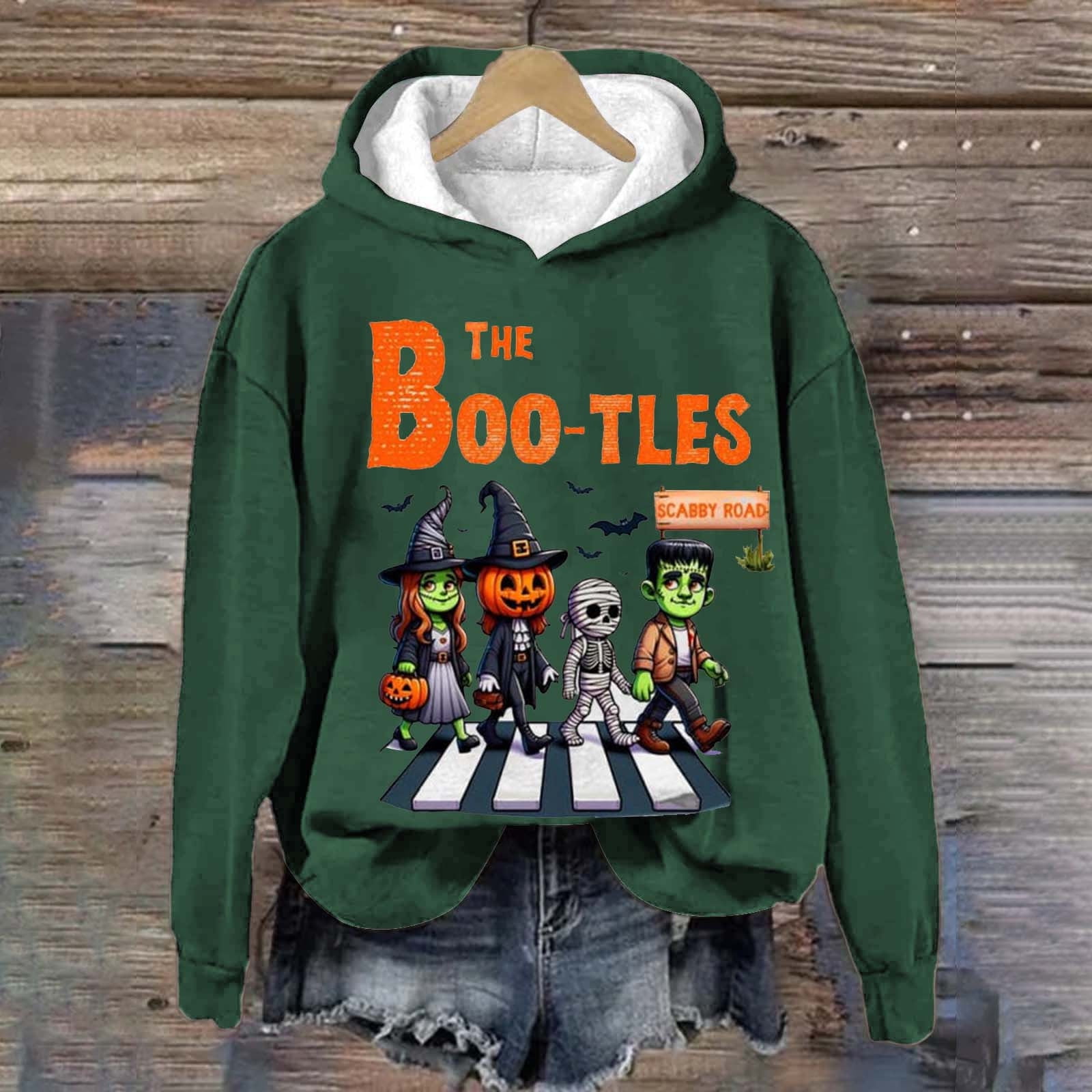 TANGNADE Halloween Printed Halloween Sweaters for Women Autumn Ladies