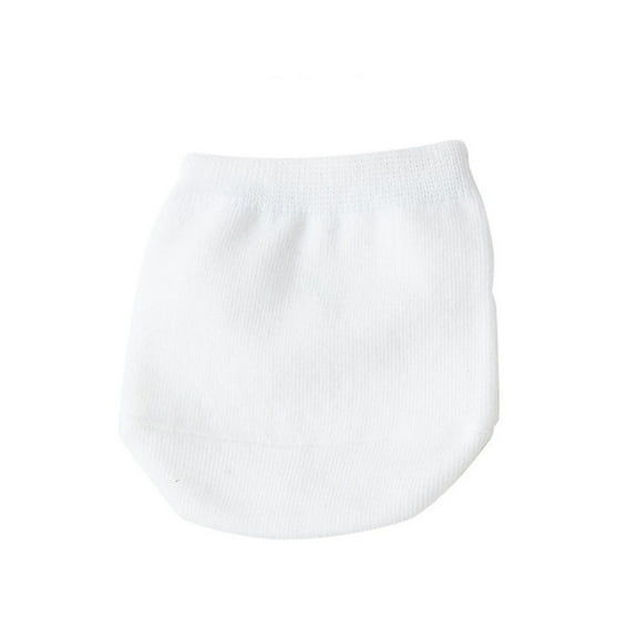 TANGNADE No Show Socks Womens Cotton Half Toe Topper Liner Cover For Lady Socks White