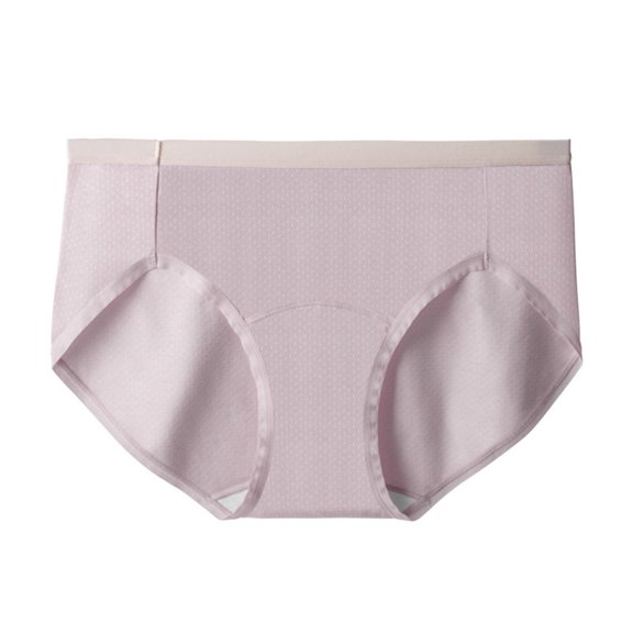 TANGNADE Panties for Women Underwear High Waist Seamless Breathable Briefs Underwear Grey