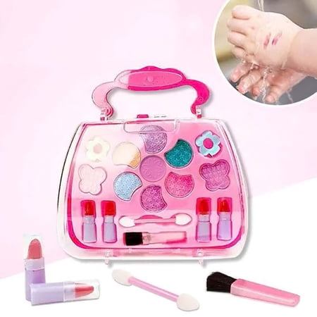 TANGNADE Pretend Play Cosmetic Makeup Toy Set Kit for Little Girls Kids Beauty Toys