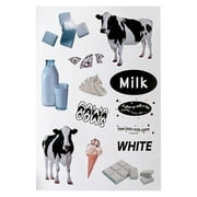 Brown Cow Print Wall Stickers Decals Country Farmhouse Decor