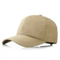 thumbnail image 1 of TANGNADE Sun Hats for Women Baseball Caps Mesh Sports Hat Big Heads 22"25"， Lightweight Running Summer Hats Khaki, 1 of 3