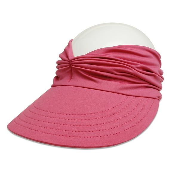 TANGNADE Sun Hats for Women Beach Hat Women's Spring斜summer Outdoor Sports Empty Top Multi Colored Optional Summer Hats Hot Pink