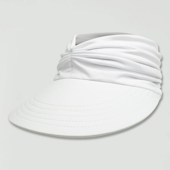 TANGNADE Sun Hats for Women Beach Hat Women's Spring斜summer Outdoor Sports Empty Top Multi Colored Optional Summer Hats White