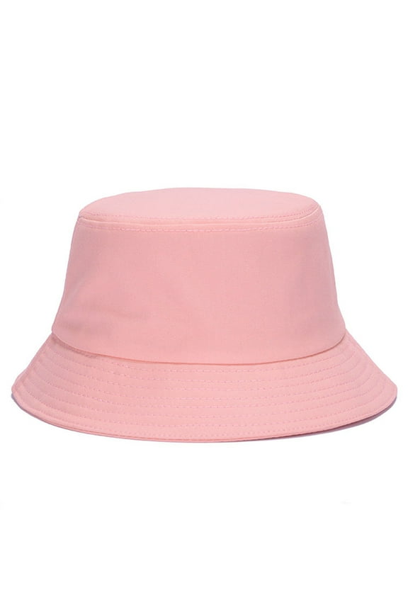Sun Hats for Women Bucket Hat Cotton Fishing Brim visor Men Hunting Summer Camping Cap Summer Hats Pink