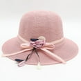thumbnail image 1 of TANGNADE Sun Hats for Women Travel Small Fresh Big Gets Beach Cool Hat Seaside Sunshade Summer Hats Pink, 1 of 3