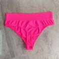 thumbnail image 1 of TANGNADE Thongs for Women High Waisted Bikini Underwear Smooth Hipster Breathable Ladies Panties Hot Pink, 1 of 9