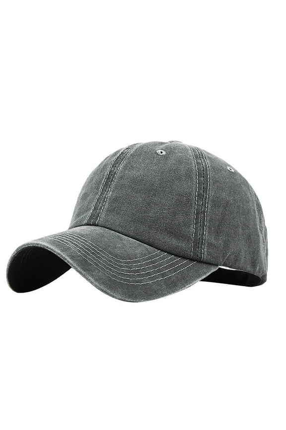 Visor Hats for Women Ponytail Messy Buns Trucker Plain Baseball Cap Unisex Hat Summer Hats Grey