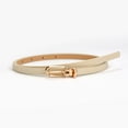 thumbnail image 1 of TANGNADE Womens Belts For Dresses Ladies Simple Fashion Dress Decorative Versatile Pin Buckle Belt Beige, 1 of 3