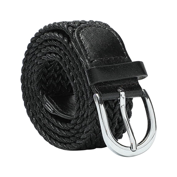 TANGNADE Womens Belts For Jeans Ladies Fashion Wax Rope Belt Retro Decorative Dress Pin Buckle Women Belt Black