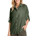 thumbnail image 1 of TANGNADE Womens Shirts UPF 50+ Sun Long Sleeve Outdoor Cool Quick Dry Fishing Hiking Shirt, Green 3XL, 1 of 5