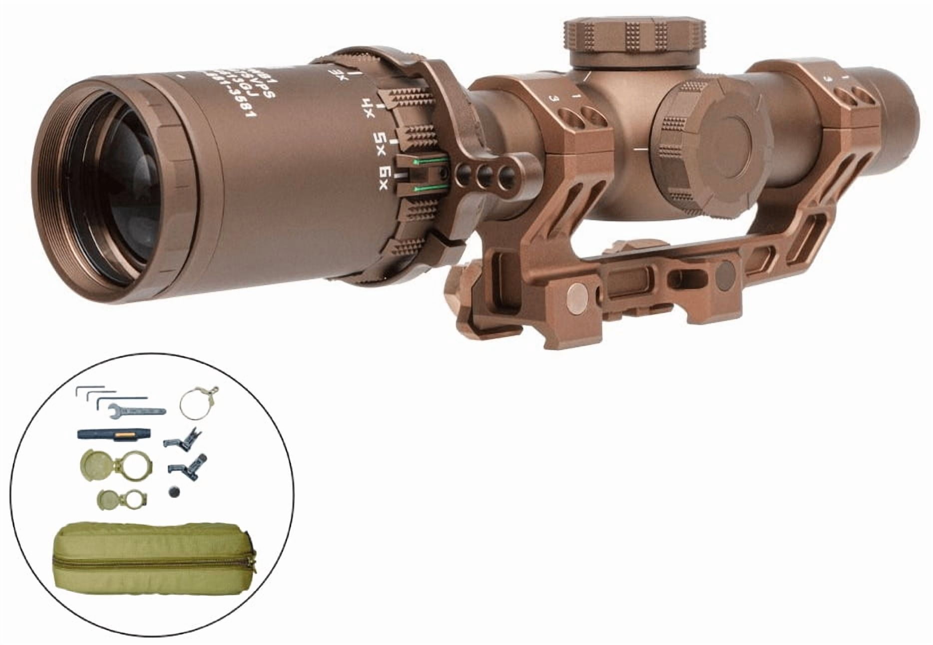 TANGO6T SCOPE, 1-6X24MM, 30MM, SFP, FL-6