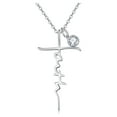 thumbnail image 1 of TANGPOET Faith Cross Necklace for Women 925 Sterling Silver Faith Cross Religious Pendant Necklaces Jewelry Gift, 1 of 7