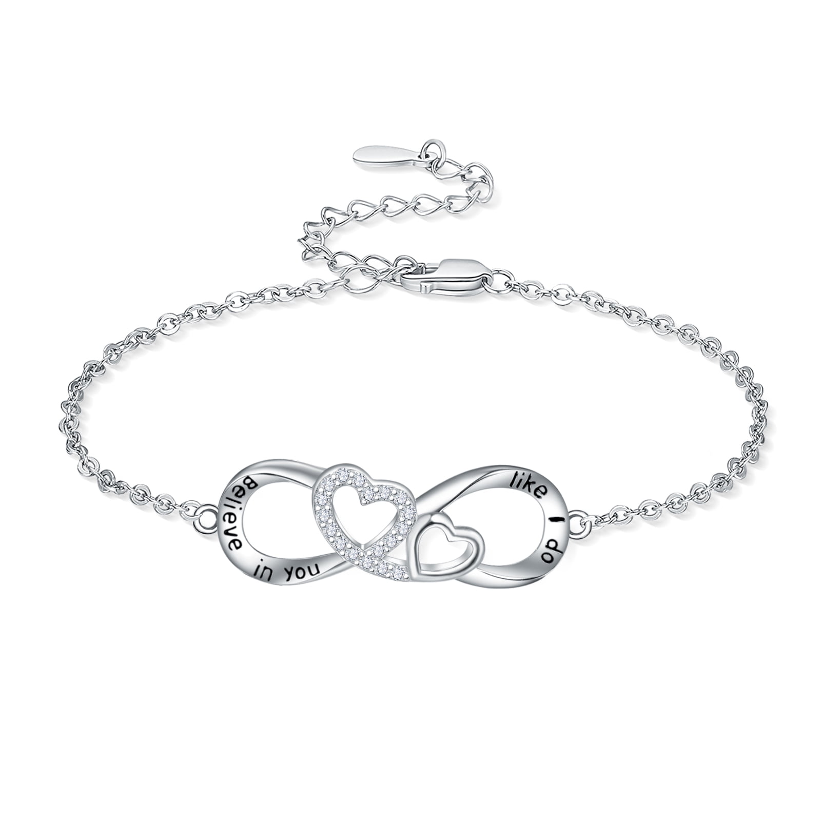 Infinity Name Bracelets for Women with Birthstones - Talisa - Swarovski  crystal bracelet