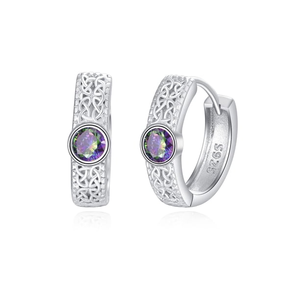 TANGPOET Small Hoop Earrings for Men Huggie Hoop Piercing Earrings for Men