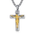 thumbnail image 1 of TANGPOET Urn Necklaces for Ashes Cross Necklace for Men Cremation Necklace, 1 of 5