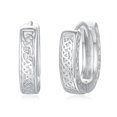 thumbnail image 1 of TANGPOET Viking Earrings Men Silver Hoop Earrings Men Viking Jewelry, 1 of 6