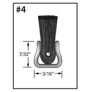 TANIS MB400612 Strip Brush,3/16W,12 In L,Trim 3 In,PK10