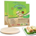 thumbnail image 1 of Tanisa Organic Gluten-Free Vietnamese Spring Roll Rice Paper Wrappers, Round 22cm, 76 Sheets, 12 oz, 2 Packs, 1 of 9