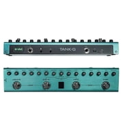 TANK-G Multi-effects Guitar Pedal, 36 Presets, Rechargeable Battery, Delay, Reverb, Modulation, Preamp, Darkgreen