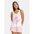 thumbnail image 1 of Strawberry Shortcake Women's and Women's Plus Tank Top and Shorts Pajama Set, 2-Piece, Sizes XS-3X, 1 of 5