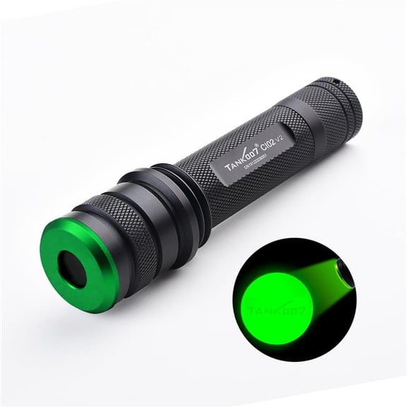 TANK007 CI02 green Advanced Quality Uniform Green Light Flashlight