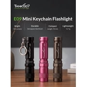 TANK007 E09 Portable Keychain Wallet with Flashlight Mini Emergency LightStudent Flashlight Powered by AAA Batteries