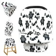 thumbnail image 1 of TANOFAR Car Seat Cover for Babies, Bear Baby Carseat Canopy for Newborn, 4IN1 Multiuse Mom Nursing Covers, Shopping Cart/Stroller Covers for Infant Toddler, 1 of 6