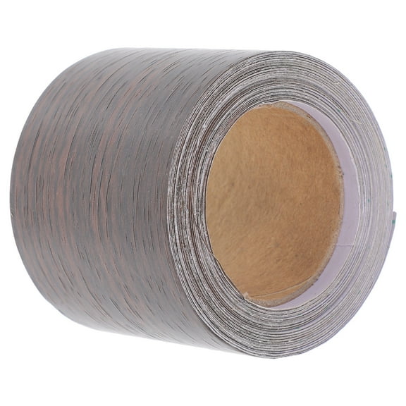 TANOM 1 Roll of Wall Border Sticker DIY Edges Tape Repair Patch Wood Grain Edging Tape Trim