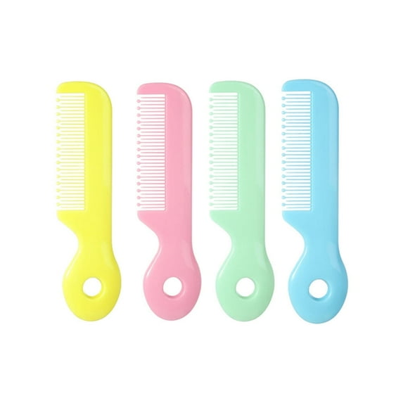 LULULION Baby Shower Comb with Massage Function for Kids Use Made of Safe ABS Material Assorted Color Small Size Lightweight