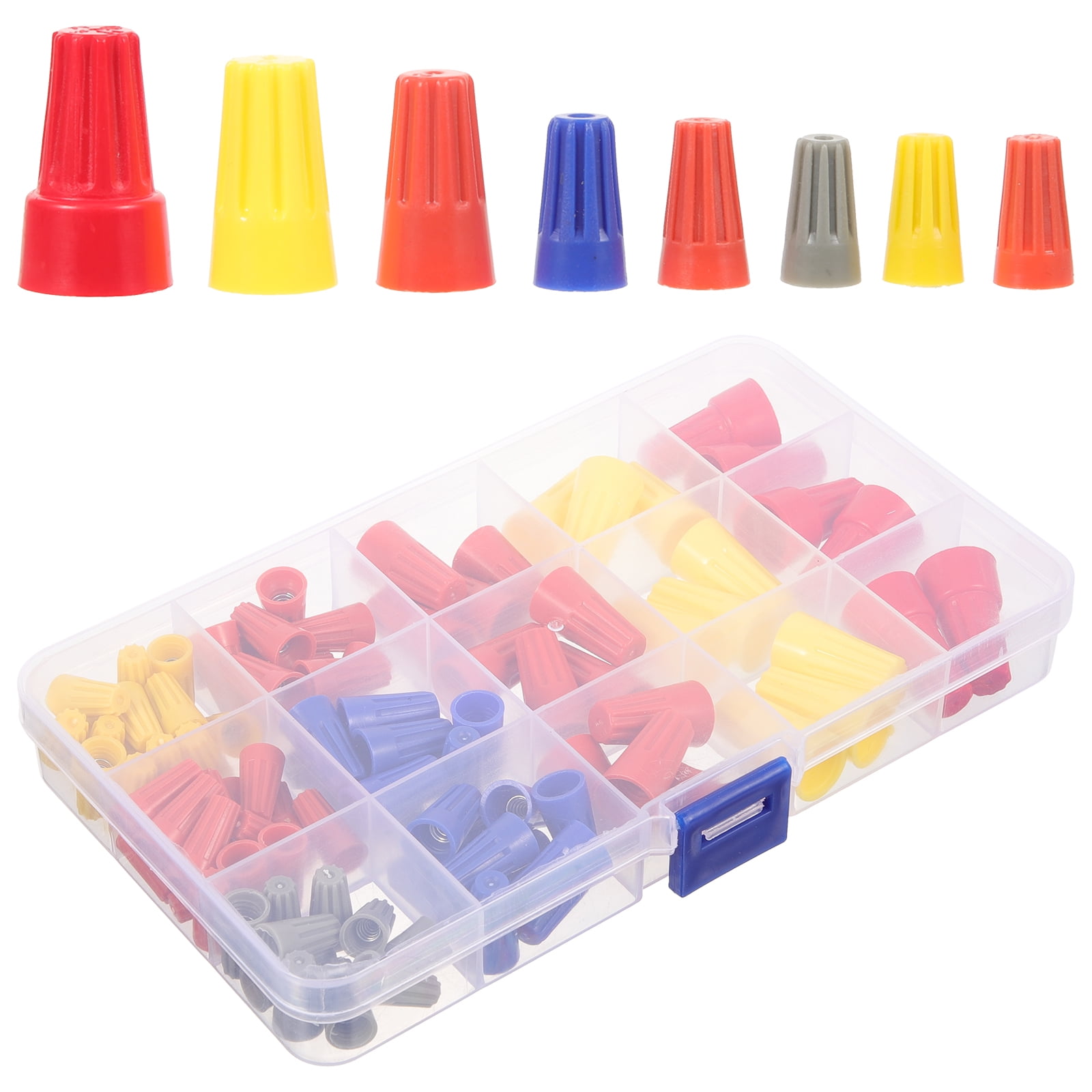 TANOM Screw Type Crimping Cap 102 Pcs Electrical Wire End Caps Car