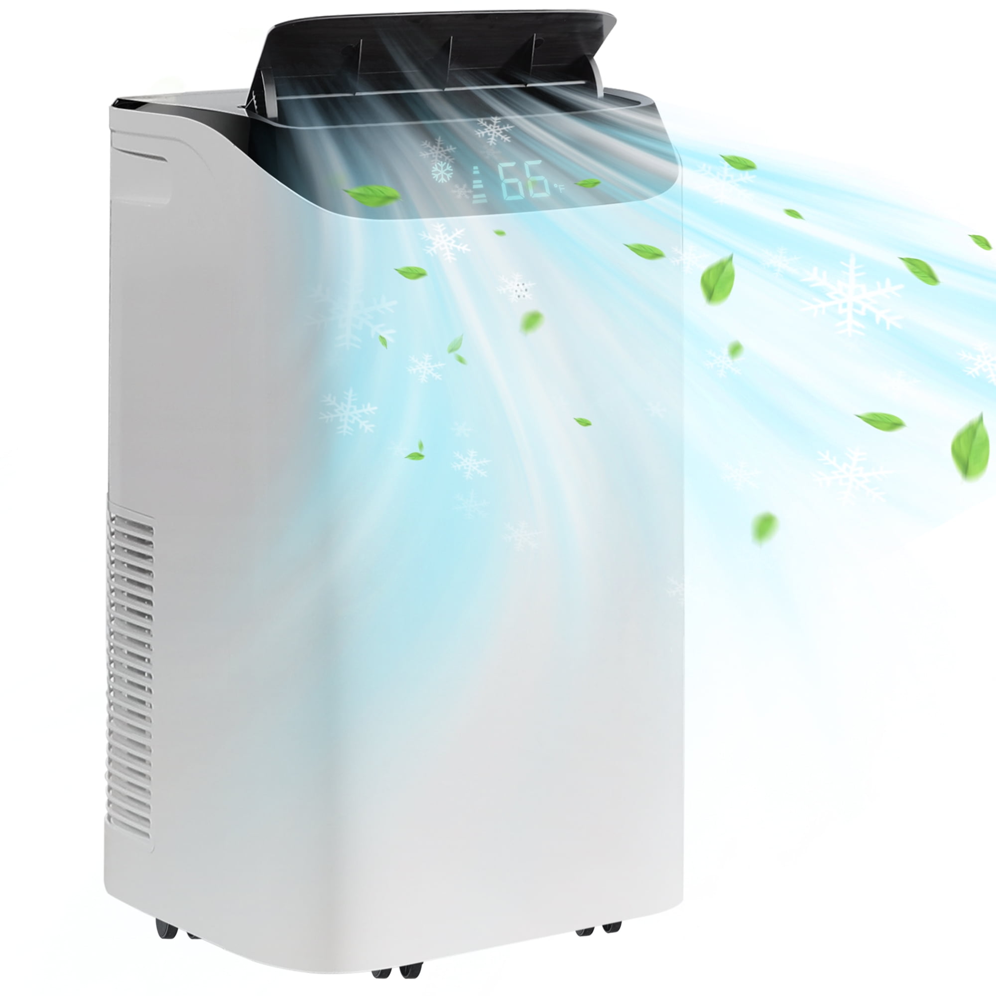 8,000BTU Portable Air Conditioner, 3-in-1 Quiet AC Unit,Up To 350 Sq. Ft - White