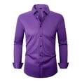 thumbnail image 1 of TANSILING Men's & Big Men's Classic Fit Dress Shirt with Long Sleeves, Sizes S-3XL, 1 of 6