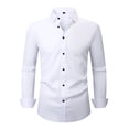 thumbnail image 1 of TANSILING Men's & Big Men's Classic Fit Dress Shirt with Long Sleeves, Sizes S-3XL, 1 of 6