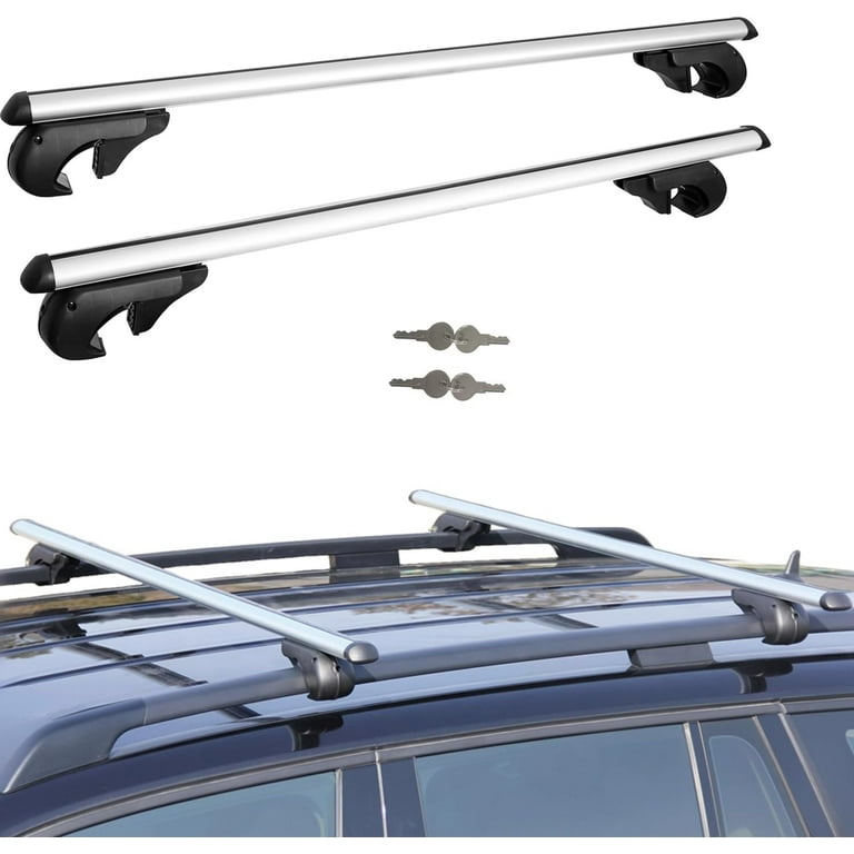 TANX Car Roof Rack Cross Bars with Locks，Universal Roof Rack